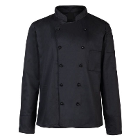 CHAQUETA CHEF GABARDINA NEGRO - T/M