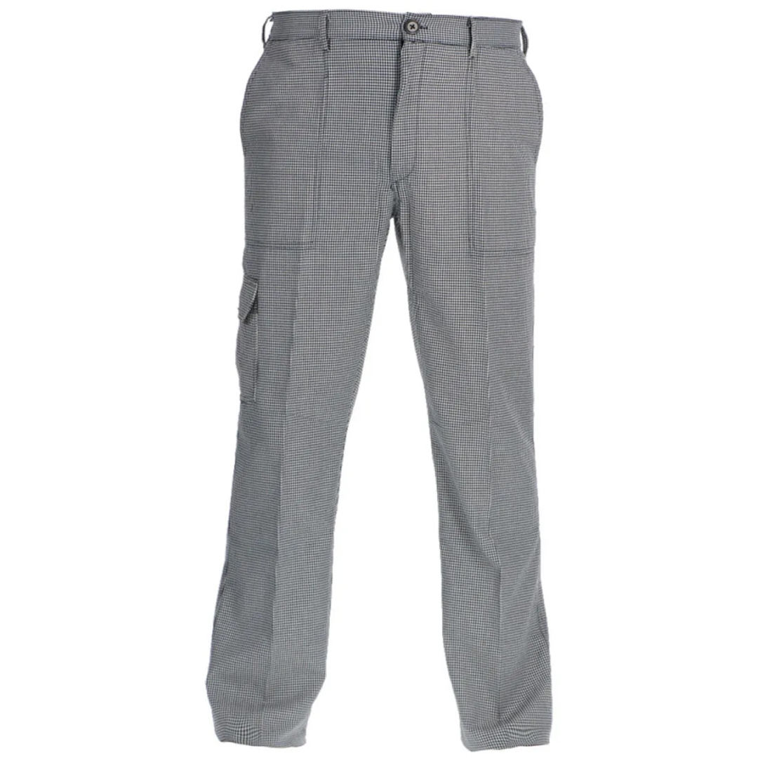 PANTALON CHEF PDP NEGRO/BLANCO - T/XL