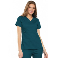 TOP MUJER LUXE 21701 M/CORTA AZUL PETROLEO - T/XS