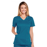 TOP MUJER CORE STRETCH 4710 M/CORTA AZUL PETROLEO - T/XXS