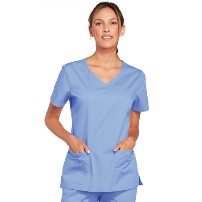 TOP MUJER CORE STRETCH 4710 M/CORTA CELESTE - T/M