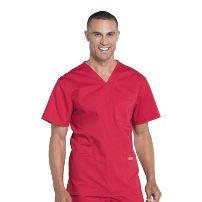 TOP HOMBRE PROFESSIONALS WW695 M/CORTA ROJO - T/S