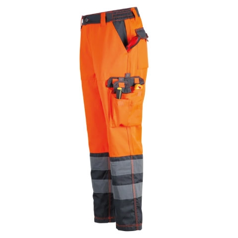 PANTALON ALTA VISIB. BICOLOR FLUOR - TW