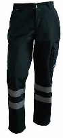 PANTALON ALERCE C/REFLEC. NEGRO - T/S