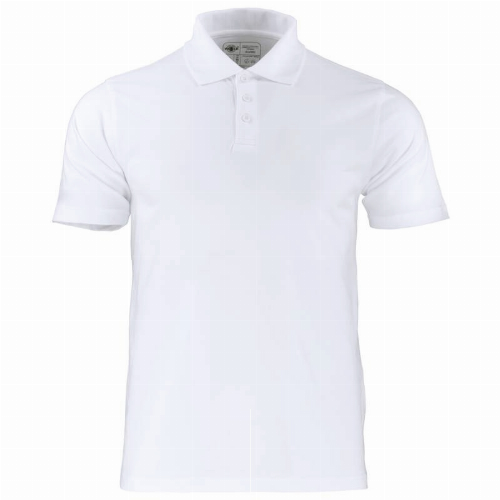 POLERA SMOOTH C/CUELLO HOMBRE M/CORTA BLANCO - T/XXL