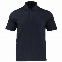 POLERA SMOOTH C/CUELLO HOMBRE M/CORTA AZUL. - T/XL