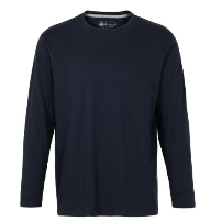 POLO SMOOTH HOMBRE M/LARGA 60/40 AZUL - T/M