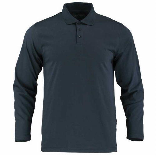 POLERA SMOOTH C/CUELLO HOMBRE M/LARGA AZUL PIEDRA - T/S