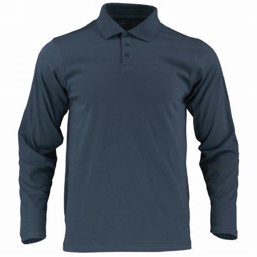 POLERA SMOOTH C/CUELLO HOMBRE M/LARGA AZUL NOCHE - T/S