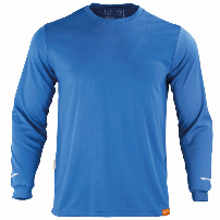 POLERA WORK DRY M/LARGA HOMBRE AZULINO - T/S