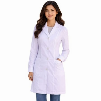 DELANTAL BASIC POPLIN BOTON BLANCO - T/3XL