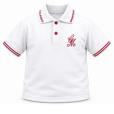 POLERA CUELLO M/CORTA MONTESSORI - T/M