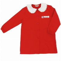 DELANTAL MONTESSORI ROJO OFERTA - T/6