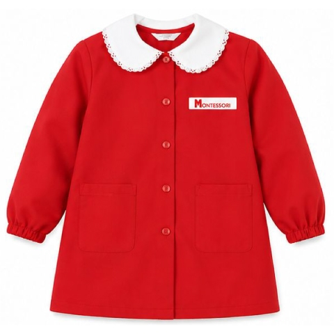 DELANTAL MONTESSORI ROJO OFERTA - T/14