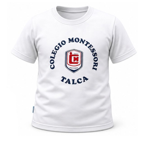 POLERA DEPORTE M/CORTA MONTESSORI - T/L