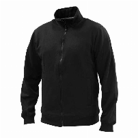 POLERON FULL ZIP CIERRE NEGRO - T/XL