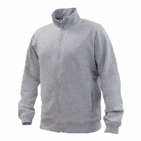 POLERON FULL ZIP CIERRE GRIS - T/XXL