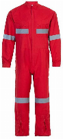OVEROL POPLIN C/REFLEC. ROJO - T/XL