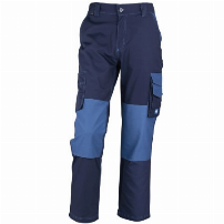 PANTALON ALERCE BICOLOR AZUL/AZULINO - T/54