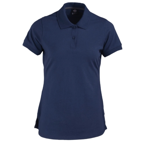 POLERA SMOOTH C/CUELLO MUJER M/CORTA AZUL NOCHE - T/L