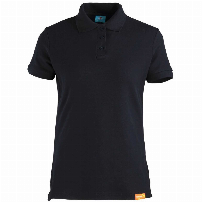 POLERA PIQUE MUJER M/CORTA 80/20 AZUL M. - T/XXL