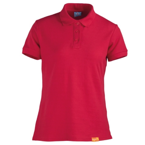 POLERA PIQUE MUJER M/CORTA 80/20 ROJO - T/XL