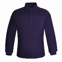 POLERA PIQUE MUJER M/LARGA 80/20 AZUL M. - T/XXL
