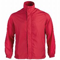 CORTAVIENTO BASSIC HOMBRE M/LARGA ROJO - T/XS 