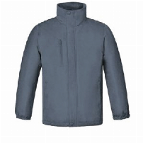 CASACA F/POLAR PREMIUM HOMBRE M/LARGA GRIS T/XS