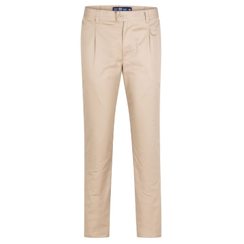 PANTALON LISO CLASSIC HOMBRE BEIGE - T/42