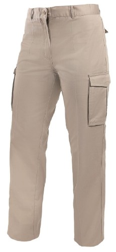 PANTALON CARGO MUJER 65/35 BEIGE - T/46