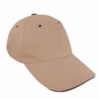 GORRO DENIM 6P SANDWICH - BEIGE/AZUL.