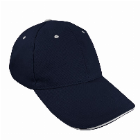 GORRO DENIM 6P SANDWICH - AZUL/BLANCO