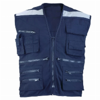 GEOLOGO GABARDINA AZUL. T/M