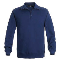 POLERON ZIP 1/2 CIERRE AZUL - T/M