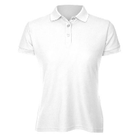 PIQUE MUJER M/CORTA 80/20 BLANCO - T/L