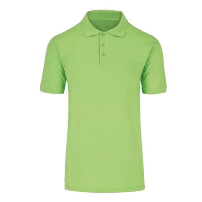 POLERA PIQUE MUJER M/CORTA 80/20 VERDE PIST. - T/L