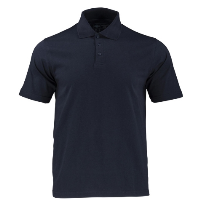 POLERA PIQUE HOMBRE 80/20 M/CORTA AZUL - T/S