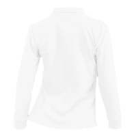 POLERA PIQUE C/CUELLO M/LARGA 80/20 MUJER - FLO