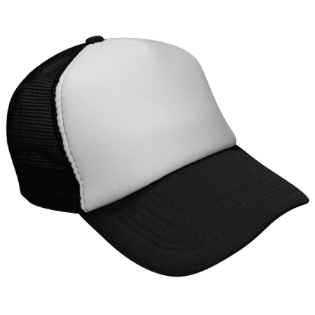 GORRO SPONGE MESH NEGRO/BLANCO