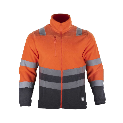 MPOLAR HI VIS CLA 2 M/LARGA NARANJO/GRIS  T/S