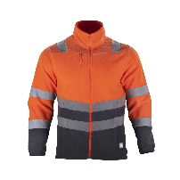 MPOLAR HI VIS CLA 2 M/LARGA NARANJO/GRIS  T/M
