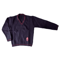 SWEATER LISO NIÑA MAUX  AZUL. - T/14