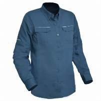 BLUSA OUTDOOR RIPSTOP JUBAE AZUL ROYAL T/M