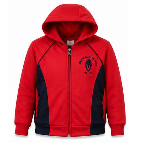 POLERON DEPORTE MAUX ROJO - T/14