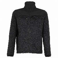 CHAQUETA NEW KNIT FLEECE HOMBRE NEGRO - T/XL