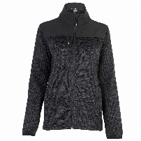 CHAQUETA NEW KNIT FLEECE MUJER NEGRO - T/M