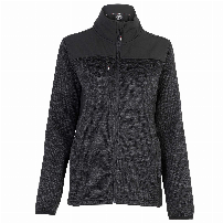 CHAQUETA NEW KNIT FLEECE MUJER NEGRO - T/XXL