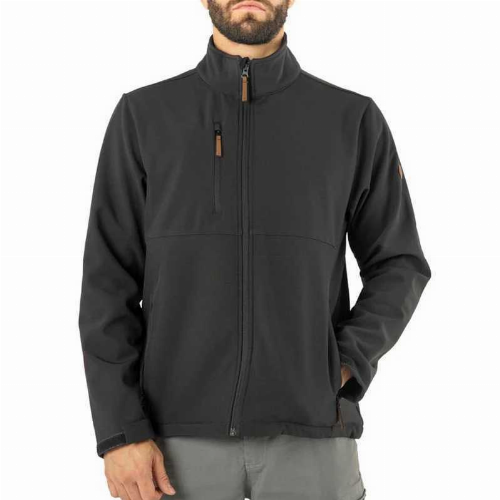 SOFTSHELL QUEBEC LOBO HOMBRE NEGRO T/3XL