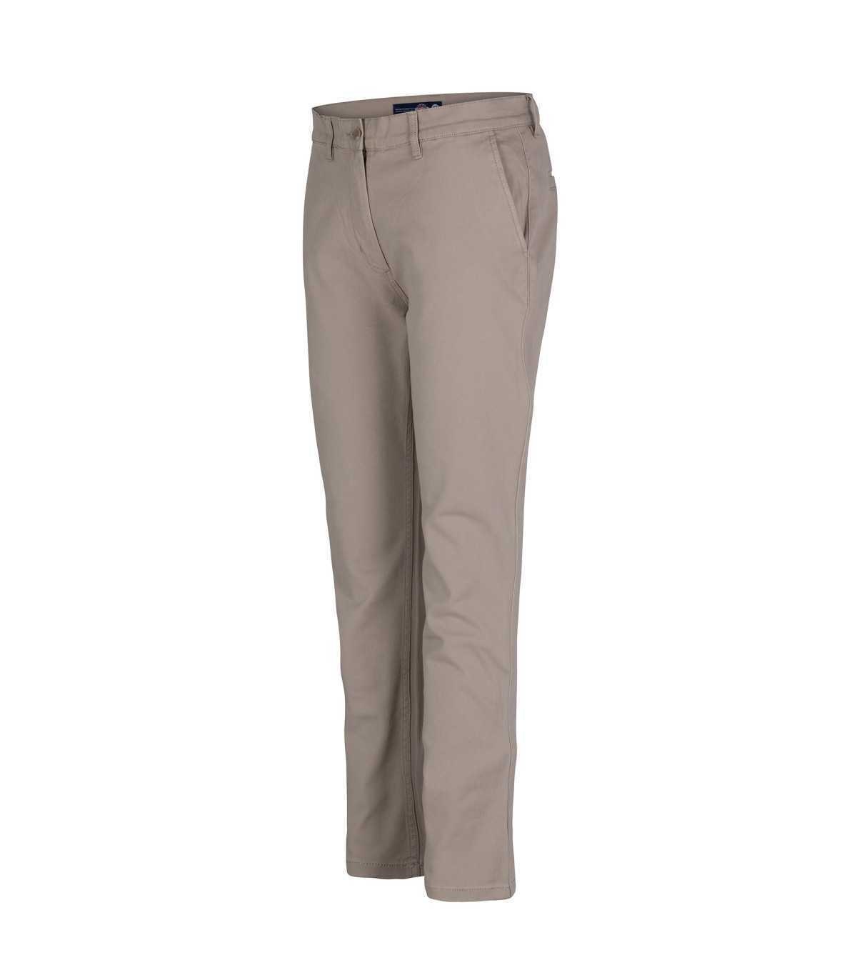 PANTALON CASUAL SLIM MUJER BEIGE - T/36